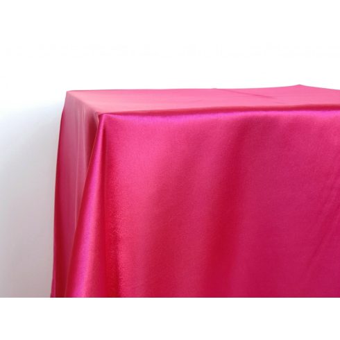 Pink rózsaszín, magenta szatén táblaabrosz kölcsönzés választható méretben