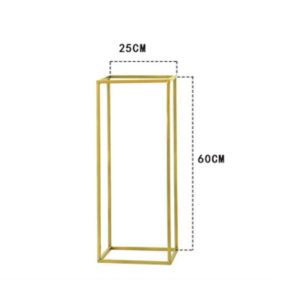   Geometrikus virágtartó állvány kölcsönzés 60cm magasságban