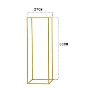   Geometrikus virágtartó állvány kölcsönzés 80cm magasságban