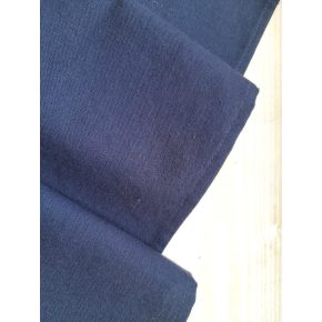 Sötétkék színű lenvászon asztali futó kölcsönzése