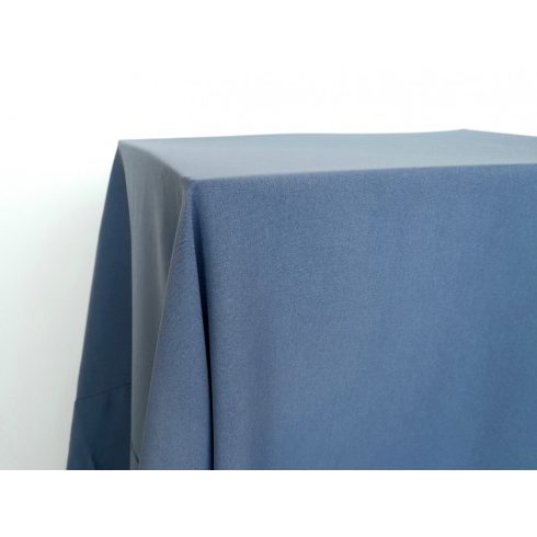 Matt felületű francia kék színű táblaabrosz kölcsönzés választható méretben