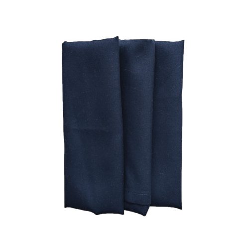 Tengerészkék navy blue színű matt műszálas textil szalvéta kölcsönzés