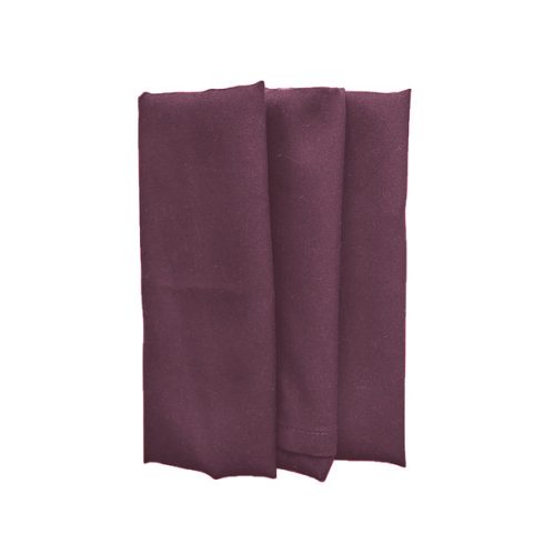 Padlizsán lila színű matt műszálas textil szalvéta kölcsönzés