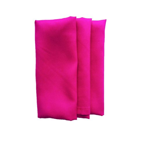 Pink rózsaszín színű matt műszálas textil szalvéta kölcsönzés