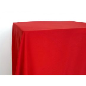   Matt felületű piros színű táblaabrosz kölcsönzés választható méretben