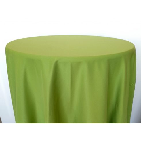 Kiwi zöld színű matt körabrosz kölcsönzése