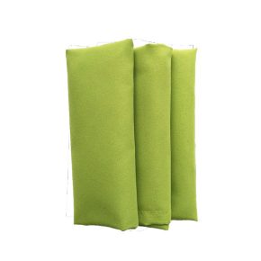   Kiwi zöld színű matt műszálas textil szalvéta kölcsönzés