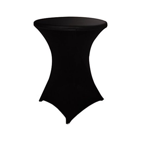 Spandex fekete asztalhuzat kölcsönzés könyöklőre