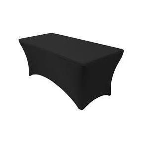 Spandex fekete asztalhuzat kölcsönzés táblaasztalra