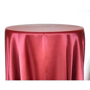 Bordó színű szatén körabrosz bérlése