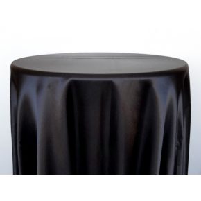 Fekete színű szatén körabrosz bérlése