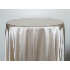 Krém színű szatén körabrosz bérlése