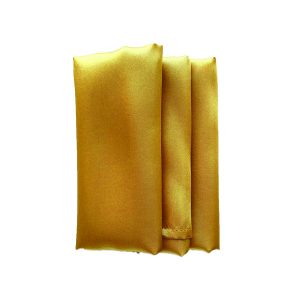 Szatén szalvéta bérlése arany színben