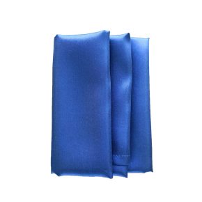 Szatén szalvéta bérlése business kék színben