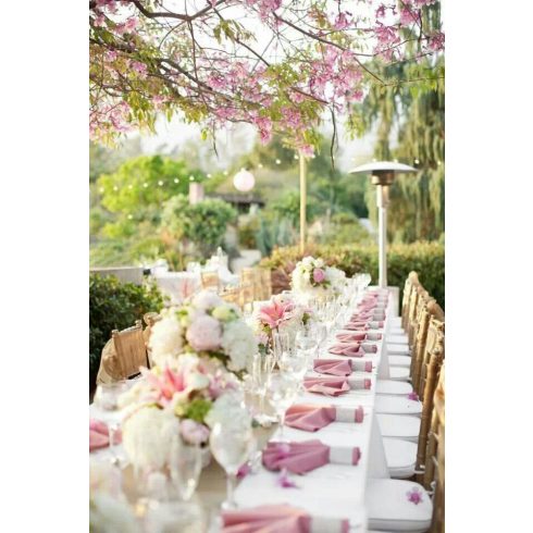 Szatén szalvéta bérlése mályva színben