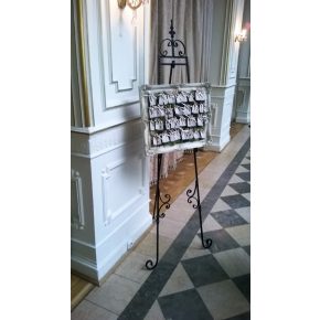 Ültetési rend tartó kovácsoltvas állvány kölcsönzés